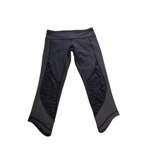 Lululemon Wunder Under Crop Leggings, Size 6